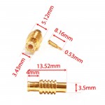 MCX Male Plug RF Coax Connector Solder for RG405 Cable Wire Terminal