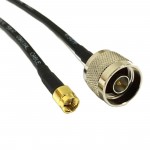 SMA Male Plug to N Male Plug Straight RF Coax Pigtail Cable RG58 50CM