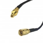 SMB Male to SMB Female Straight Pigtail Cable RG174 20CM