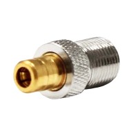 SMB Female to F Female Jack RF Coax Convertor Straight Adapter